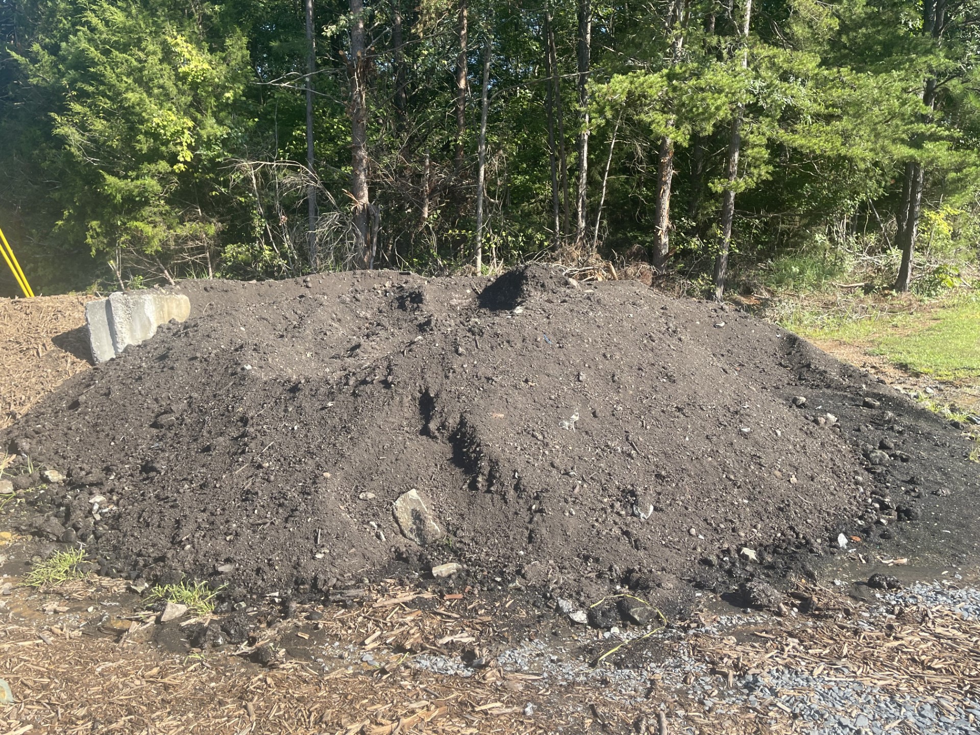 Leaf Mulch Pile